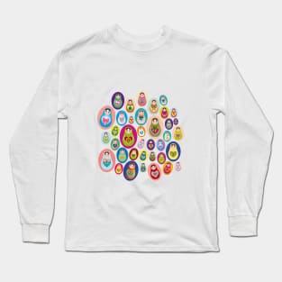 Russian dolls matryoshka Long Sleeve T-Shirt